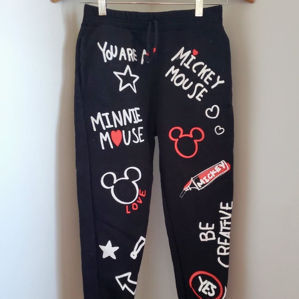 Zara Girls Collection Disney Collab Sweatpants.